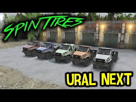 Видео: SpinTires обзор мода ( URAL NEXT PAK ) Зачёт