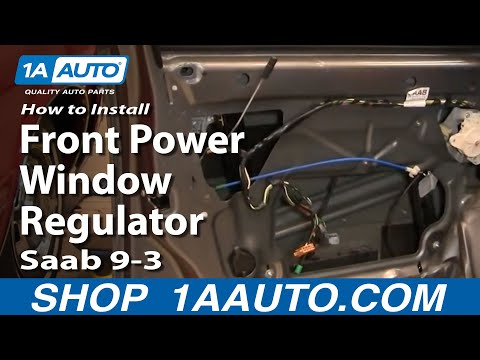 Видео: Как заменить стеклоподъемник Saab 9-3 03-11