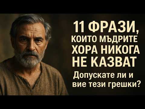 Видео: 11 ФРАЗИ, които мъдрите хора НИКОГА не казват. Допускате ли и вие тези грешки?