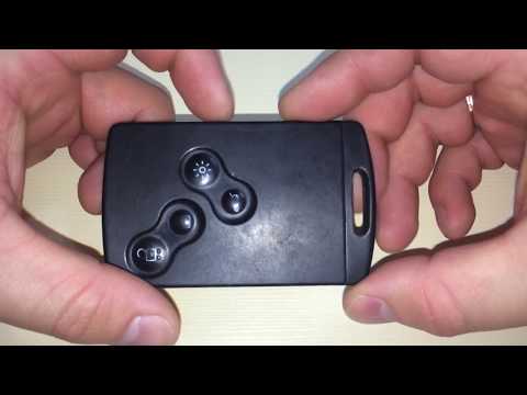 Видео: Замена батарейки ключа рено