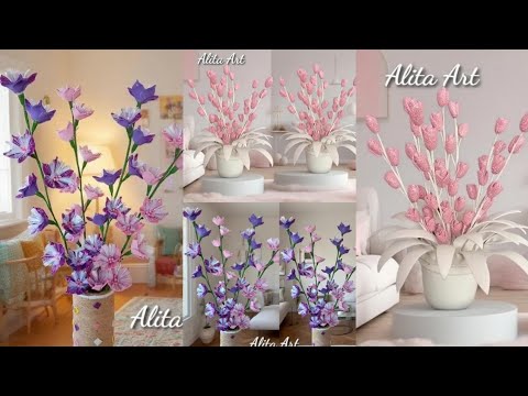 Видео: 2. Дизайн цветов с использованием фоамирана || Идеи для поделок из фоамирана