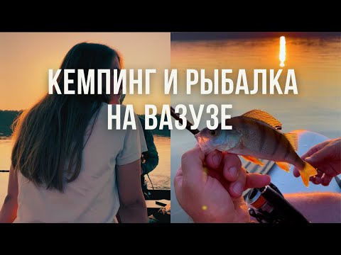 Видео: Кемпинг на Вазузском водохранилище | Палатки, рыбалка и купание