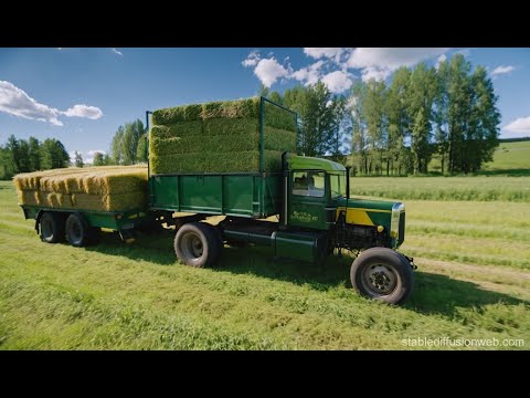 Видео: Релакс видео  ---   заготовка сена, лучшие моменты! Primitive haymaking! Relax video!