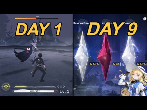 Видео: Бесплатная игра: переход с УРОВНЯ 1 до 30/30 за 9 ДНЕЙ | Tower of Adversity | Wuthering Waves 2.1