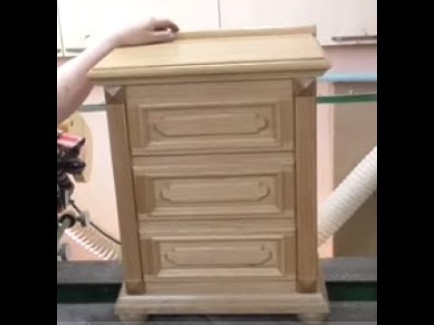 Видео: Прикроватные тумбочки, по старинке. №3 Завершение работ.