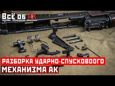 Видео: 13.  Разборка ударно-спускового механизма АК