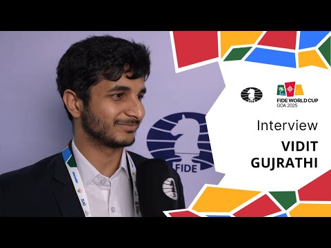 Видео: Интервью с 🇮🇳 Видитом Гуджратхи | Тай-брейк | Раунд 2 | Кубок мира ФИДЕ 2025