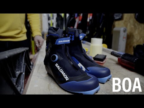 Видео: Обзор лыжных ботинок SALOMON S/RACE BOA