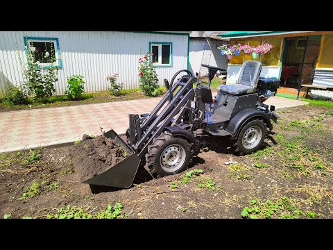 Видео: мини погрузчик -небольшой обзор