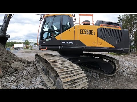 Видео: Этот Volvo EC550E невероятно быстр