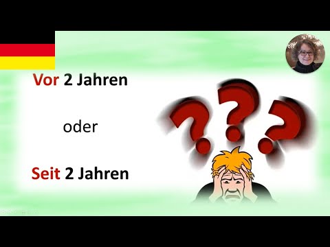 Видео: Немецкий язык. Предлоги vor, seit. Präpositionen vor, seit.