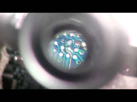 Видео: Замена южного (северного) моста в домашних условиях. 2_ Восстанавливаем оторванные пятаки