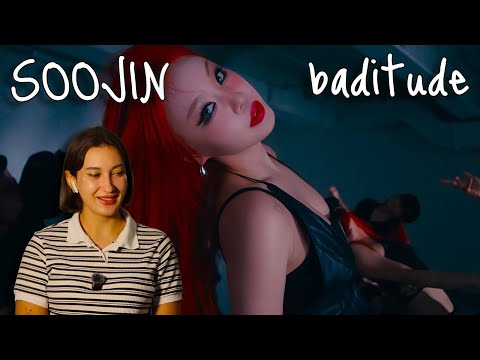 Видео: Реакция на 수진 (SOOJIN) 'BADITUDE' MV |K-POP REACTION|