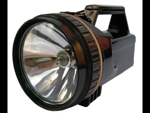 Видео: Переделка поисково спасательного фонаря ФПС-4/6В в светодиодный