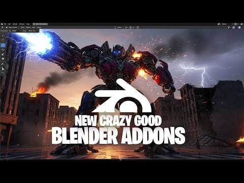 Видео: Новые сумасшедшие дополнения для блендера