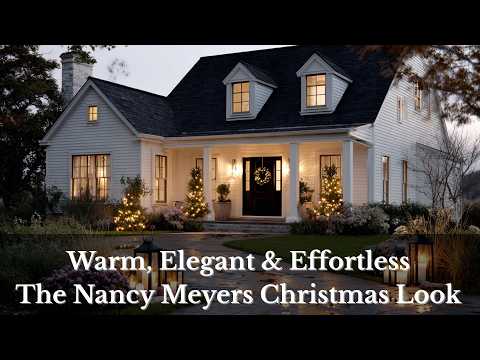 Видео: 🎄Тепло, элегантно и непринужденно: рождественский образ Нэнси Майерс