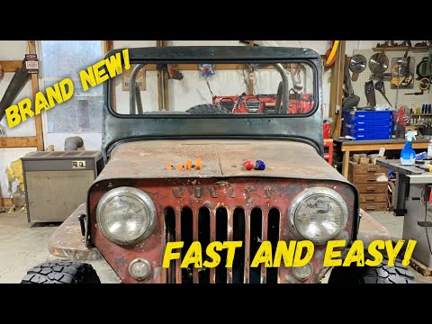 Видео: Установка лобового стекла Willys Jeep!