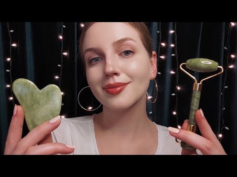 Видео: АСМР Массаж Лица Гуаша с Маслом • ASMR Gua Sha Oil Face Massage