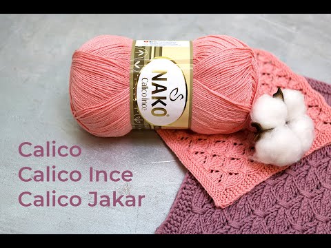 Видео: Calico Nako/ Калико Нако. Обзор пряжи