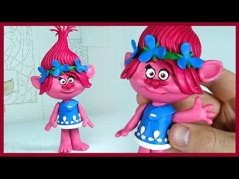 Видео: Как слепить тролля Розочку из пластилина. Тролли. Мировой Тур.