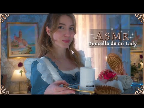 Видео: ГОРНИЧНАЯ АСМР✧ Я мою, расчесываю и подстригаю твои волосы, моя Леди 💖 ✓SUB