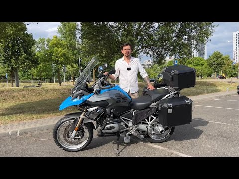 Видео: Восстановление битого BMW R1200GS 2013г с установкой кофров ZubrCase