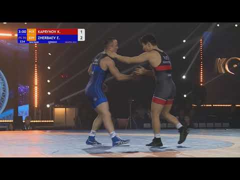 Видео: Коркинский 2024 🥇 Финал до 70 кг. Жербаев Евгений (Бурятия) - Капрынов Константин (Саха-Якутия)