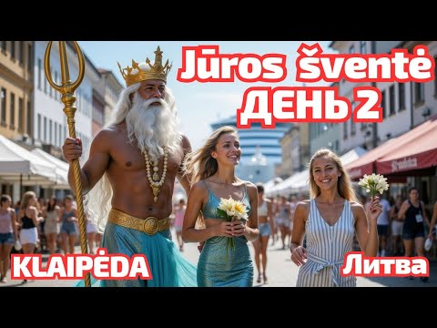 Видео: Литва - это уже НАСТОЯЩИЙ Праздник МОРЯ! Klaipėda 2025 #jurossvente #klaipėda