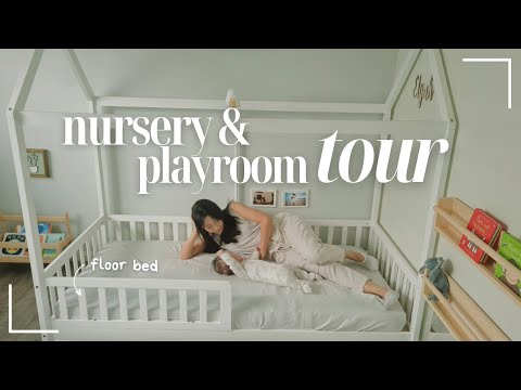 Видео: Дом в стиле Монтессори для малышей | Напольная кровать, игровой комплекс Lovevery