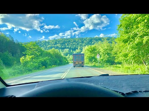 Видео: Из Оренбурга #15 от м5 по Белорецкому тракту. Красивая дорога, почти Чуйский тракт)