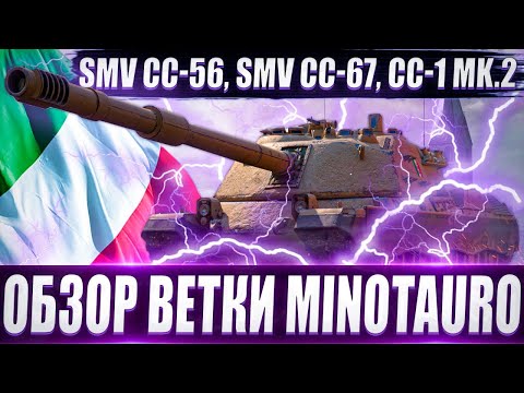 Видео: Обзор ветки Controcarro 3 Minotauro🔥 От SMV CC-56 к топу. Ветка ради ветки?