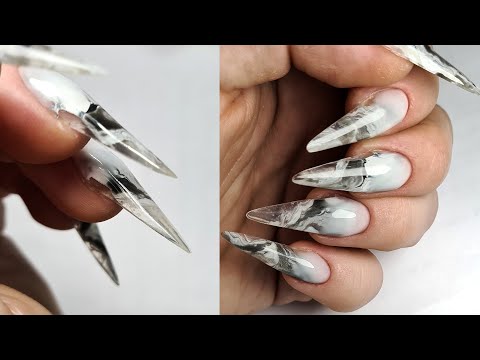 Видео: ❤ дизайн ТЕКСТУРА ❤ наращивание СТИЛЕТЫ ❤ COSMOPROFI ❤ СТИЛЬНЫЙ маникюр 2021 ❤ ТОП дизайн ❤