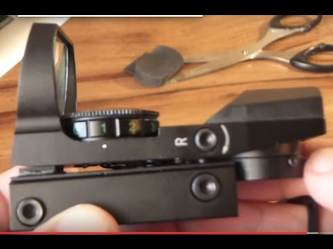 Видео: Коллиматорный прицел с Китая Aliexpress