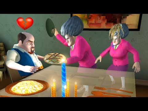 Видео: Испортил Свидание Бабка Учительница Мисс Ти! - Scary Teacher 3D