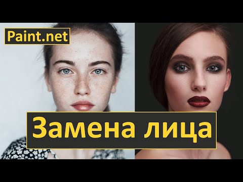Видео: Paint.net. Урок 40 - Как заменить лицо на фото