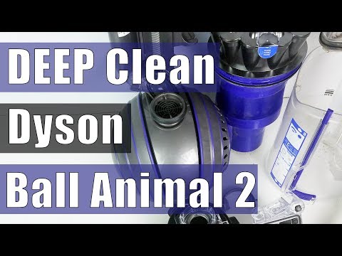 Видео: Dyson Ball Animal 2 — ГЛУБОКАЯ ОЧИСТКА — Восстановление мощности всасывания — Устранение неисправ...