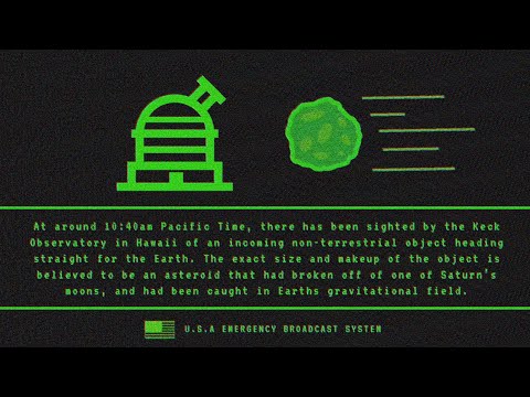 Видео: Сценарий EAS – Столкновение с астероидом – Система экстренного оповещения