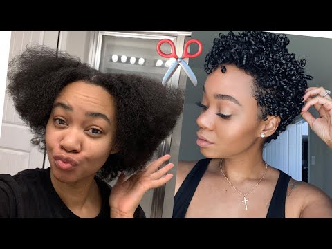 Видео: Коническая стрижка/подравнивание натуральных волос