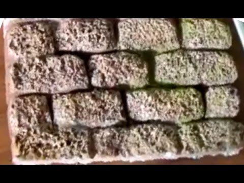 Видео: Имитация камня из пенопласта - Faux stone from foam