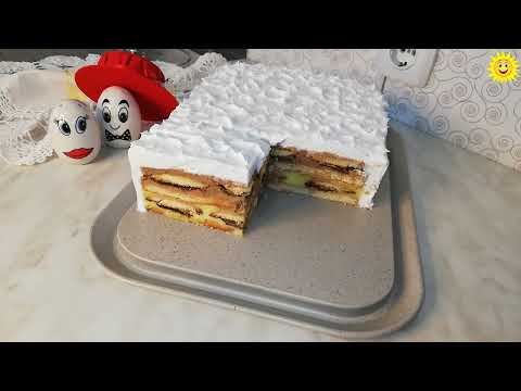 Видео: плазменный торт с печеньем Яффо, идеальное сочетание