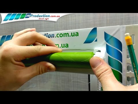 Видео: Замер и Установка Рулонных штор Compact Открытого типа с направляющей леской или магнитами на окна