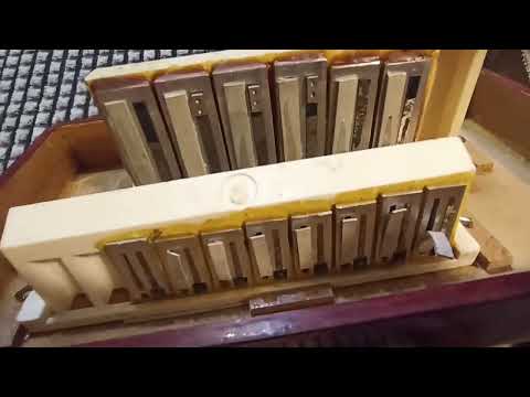 Видео: Гармонь Кубань 23х12. ремонт.