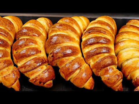 Видео: 🥐Рогалики из ночного Хрущевского теста! Вкусная выпечка к чаю!