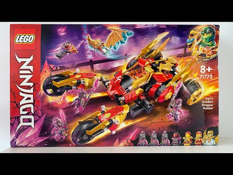 Видео: ОБЗОР ЛЕГО НИНДЗЯГО 71773 Рейдер Кая "Золотой Дракон" LEGO NINJAGO Kai's Golden Dragon Raider Багги