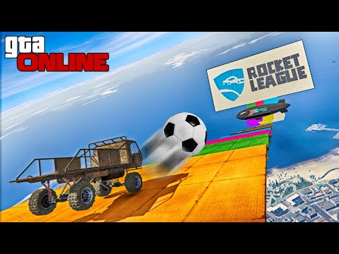 Видео: ОЧЕНЬ ДИНАМИЧНЫЙ СПУСК В ROCKET LEAGUE. БЛИН! В ГТА, В ГТА 5 ОНЛАЙН!!!