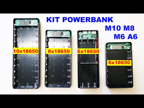 Видео: Дешевые KIT повербанки M10 M8 M6 A6