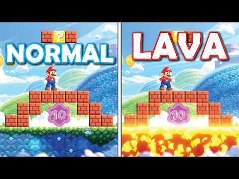 Видео: Я сделал Mario Wonder, но ПОЛ — ЭТО ЛАВА!!
