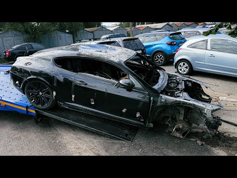Видео: КУПИЛИ СГОРЕВШУЮ BENTLEY ЗА 100.000к! ЭТО ЖЕСТЬ!