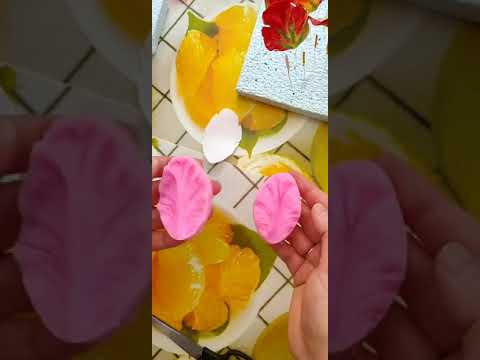 Видео: Тюльпан из вафельной бумаги. Часть 1.