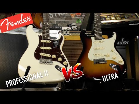 Видео: Fender American Pro II против Ultra
